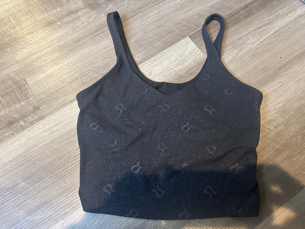 Lululemon Align Crop Tank Top (Built-in shelf bra, removable cups)